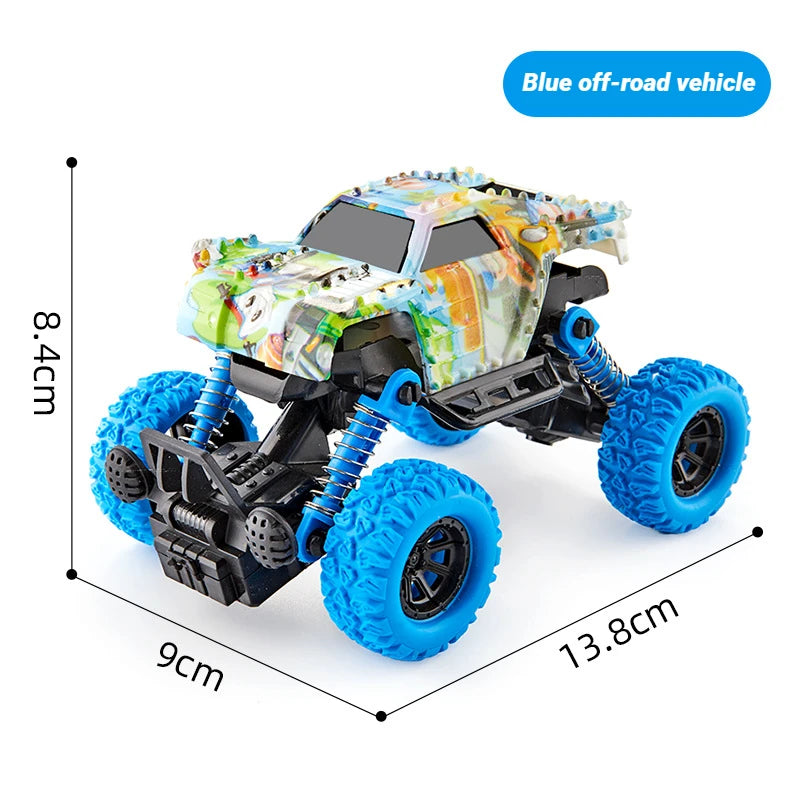 Children's toy car high-speed off-road vehicle outdoor toy off-road vehicle model inertia climbing stunt vehicle children's gift.