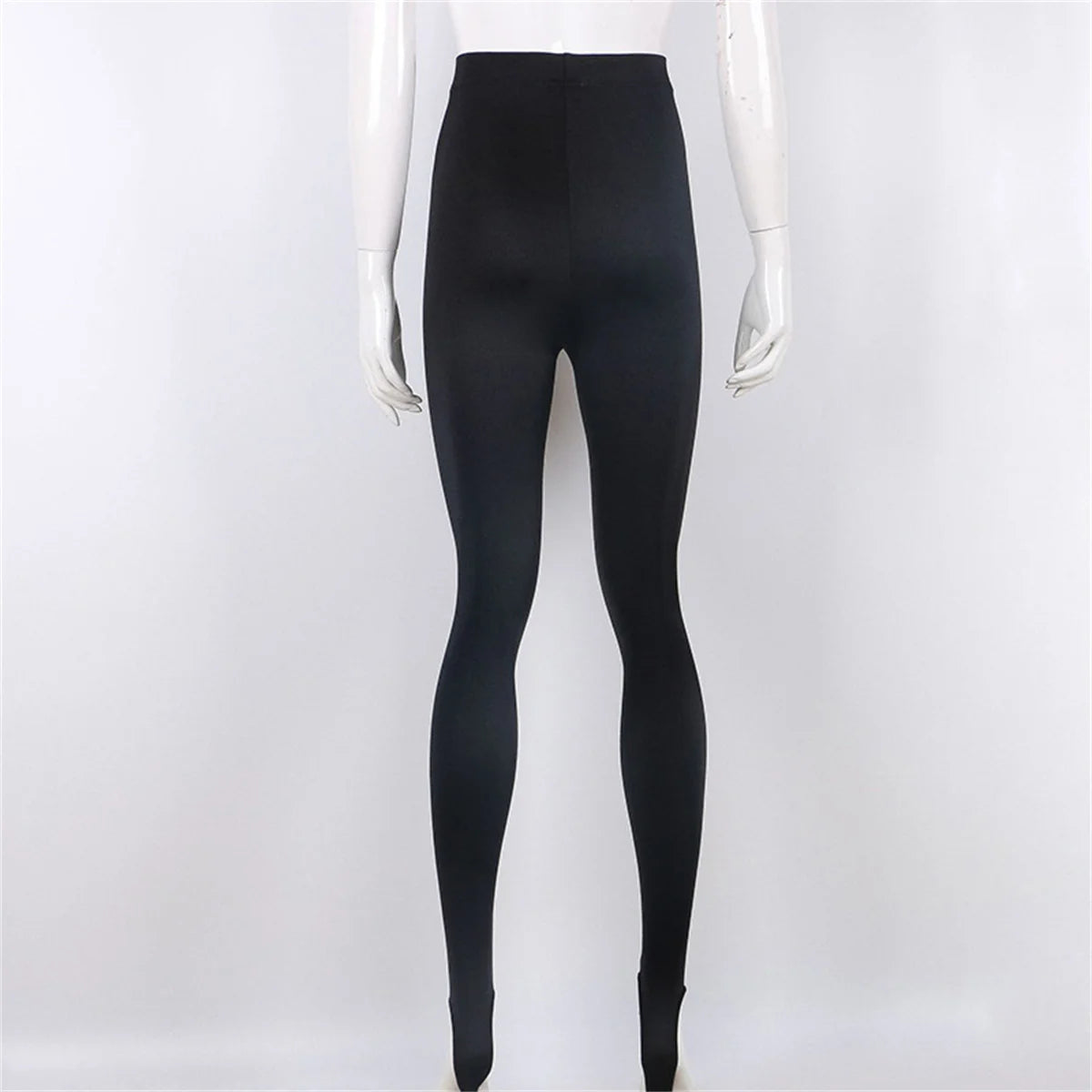 Korean Fashion Winter Black Slim High Waisted Skinny Y2K Women Tight Pants Sexy Glitter Casual Club 2025 Leggings Pants Long.