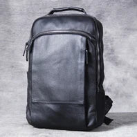 Vintage Crazy Horse Echtes Leder Rucksack Männer Leder Bagpack Klettern Rucksack männlichen Große Wandern Rucksack M814.