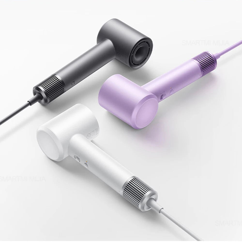 XIAOMI MIJIA High Speed Hair Dryer H501 Negative Ion Hair Care 110000 Rpm Dry 220V CN Version (With EU Adapter) 62m/s wind speed.