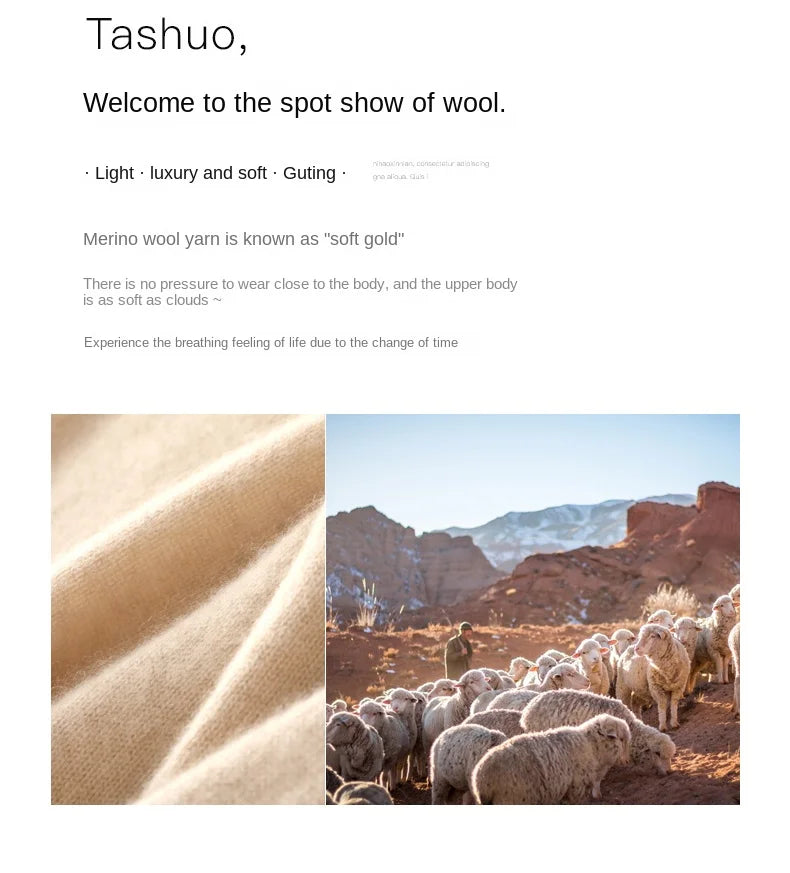 100% Pure Wool Half-neck Pullover In Autumn And Winter New Cashmere Sweater Women's Casual Knit Top Women's Coat 19 Colors.