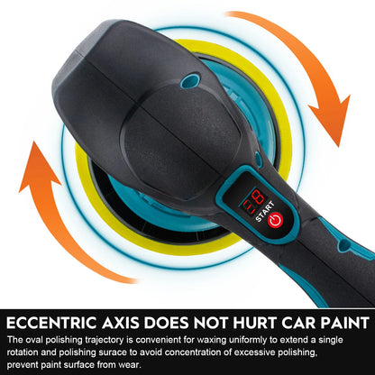 G perfil Akku-Autopolierer, 8 Gänge, verstellbar, automatisch, elektrisch, Wachsen, Schleifen, Versiegelung, Glasur, Elektrowerkzeug, passend für Makita 18 V Akku-Stift