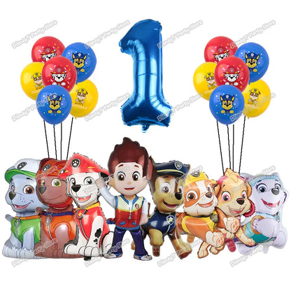 PAW Patrol Geburtstag Party Dekoration Neue Version Ballon Set Einweg Geschirr Kid Event Liefert Banner Hintergrund Geschenk