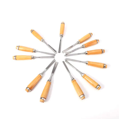 Motorsi 12PCs Holz Carving Meißel Holz Hand Werkzeug Set Carving Messer Set Holz Carving Bau Zimmerei Werkzeuge