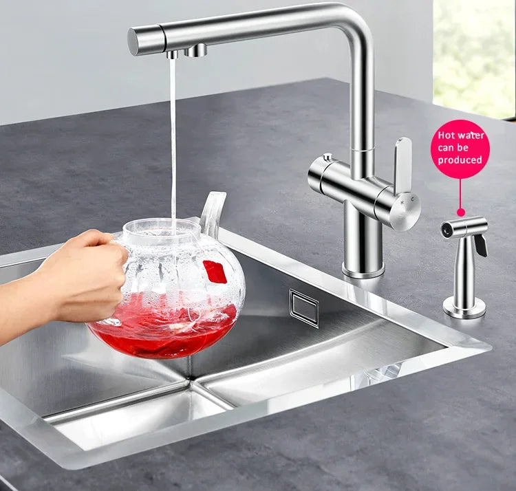 Large Size Nano Meter Cup Rinser Stepped Kitchen Sink 304 Stainless Steel 4mm Thickness Handmade Sinks With Knife Holder