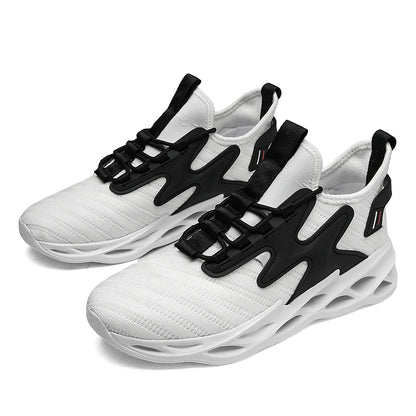 YRZL Sports Shoes Men Mesh Breathable Athletic Sneakers Lightweight Soft Sole Comfortable Walking Running Shoes for Men Non Slip.