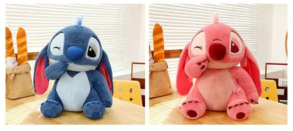 30-90CM New Disney Lilo & Stitch Sakura Doll Cartoon Angel Plush Toy Cute Anime Soft Stuffed Kawaii Children's Birthday Gift