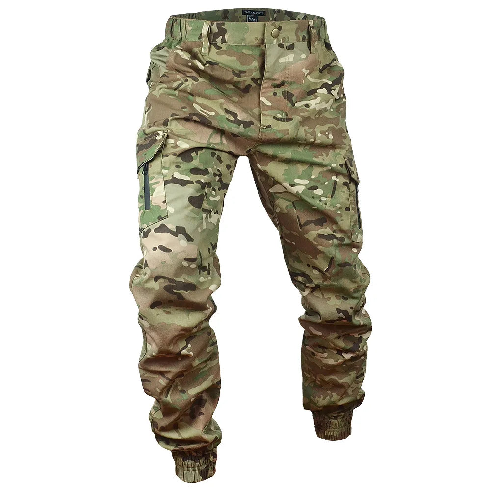 Mege Tactical Joggers Outdoor Ripstop Cargo Pants Working Clothing Hiking Lightweight Trousers Men's Streetwear.
