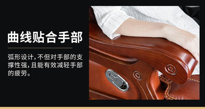 Business Leder Büro Computer Stuhl Liege Verstellbare Rückenlehne Executive Rotierenden Stuhl Massage Computer Büro Möbel