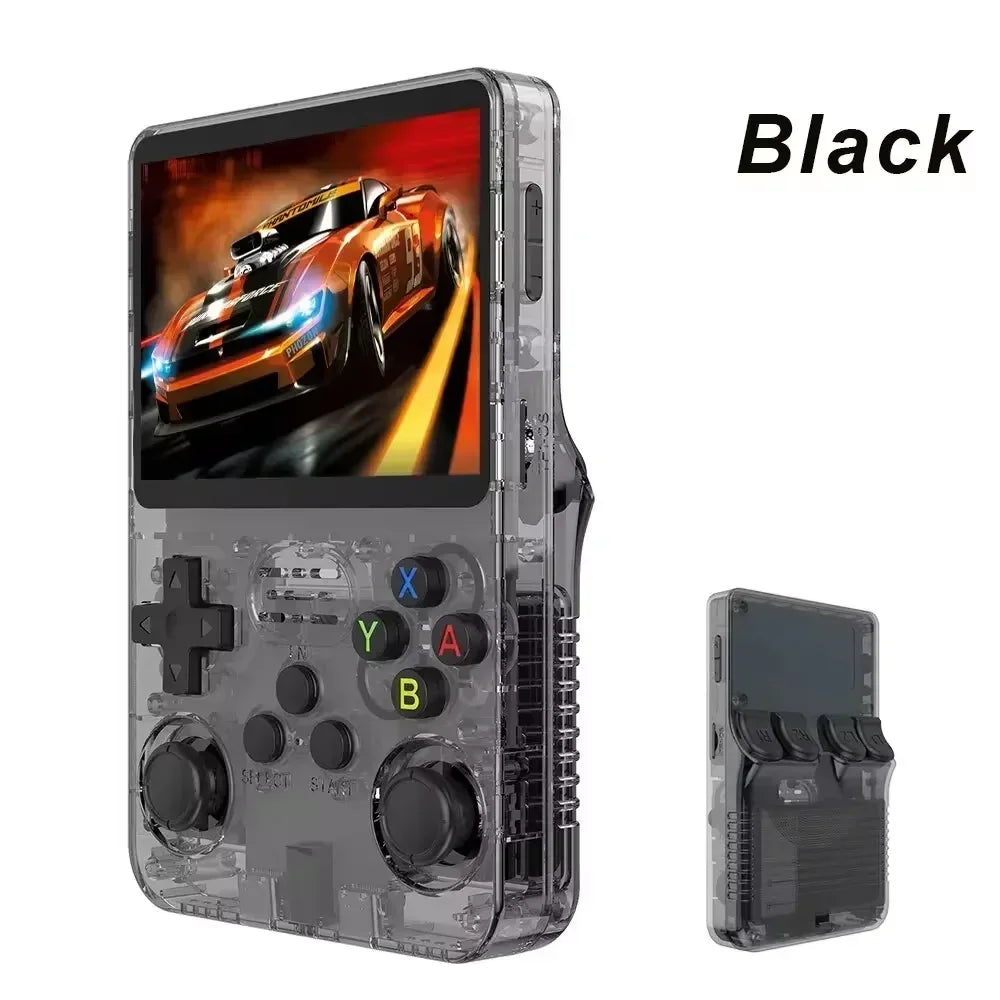 R36S /R36H Retro Handheld Video Game Console Linux System 3.5 Inch IPS Screen Portable Pocket Video Player R35S 64GB 15000 Games.