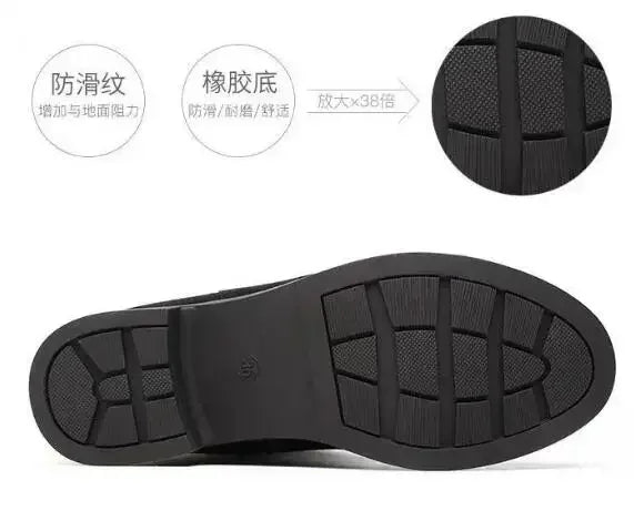 2025 New Women Warm Snow Plush Boots Snow Casual Flat All-match Cotton Fashion Side Zipper Winter Shoes Thigh High Boot Black.