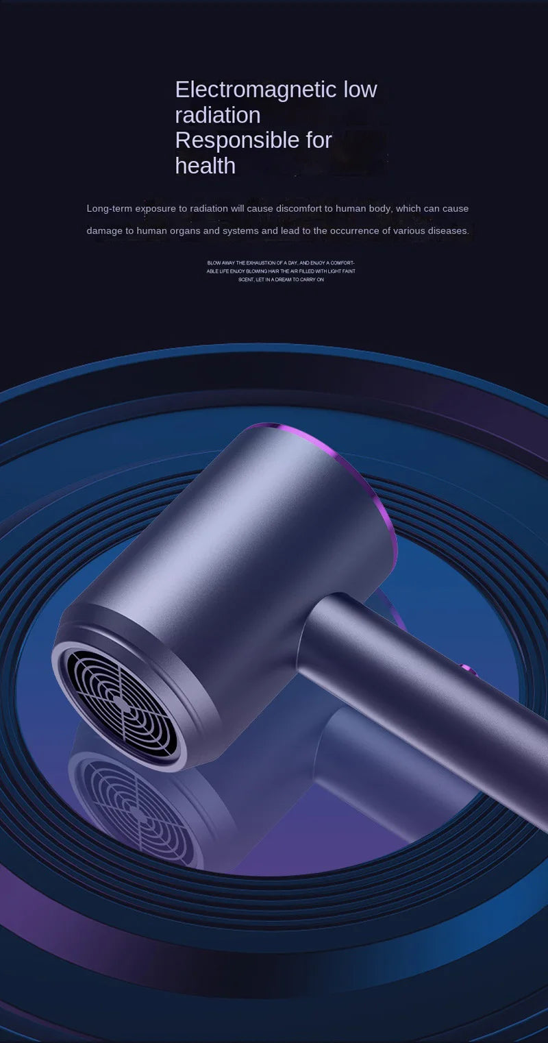 New Super High-Speed Hair Dryer Brushless Motor For Fast Drying Salon Professional Negative Ion Hair Care Styling Hair Dryer.