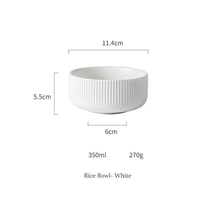 KINGLANG Nordic Creative Ceramics Plates matte glazed bowl Dishes Individual  Ins style Dishes Bowl Household Tableware.