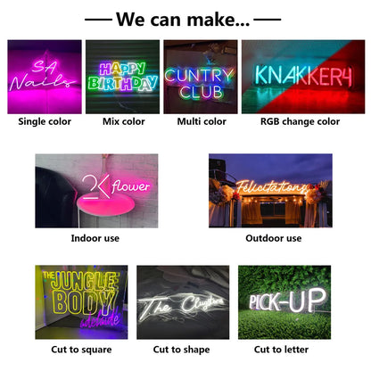 Custom LED Neon Sign Personalized - Free Shipping, 1-3 Days Fast Production! ✨.