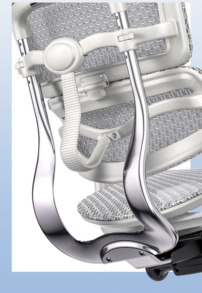 Bequemer ergonomischer Stuhl, drehbare Fußstütze, Räder, luxuriöser Ästhetikstuhl, Executive-Design, moderne Silla-Gamer-Möbel für Erwachsene