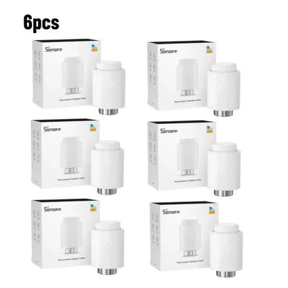 SONOFF TRVZB Zigbee Thermostatic Radiator Valve Smart Home Temperature Controller Remote Control Via Ewelink Alexa Google ZHA