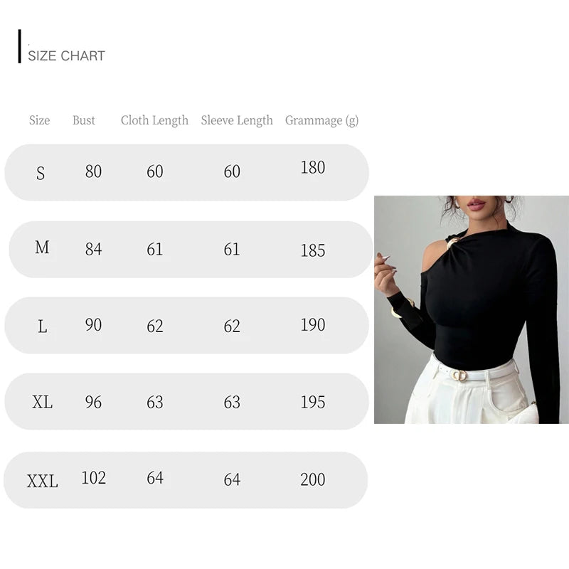 Fashion Women Blouses Sexy Cold Shoulder Skinny Top Elegant Long Sleeve Shirt Women Sexy Tops Female All Match Shirt Black.