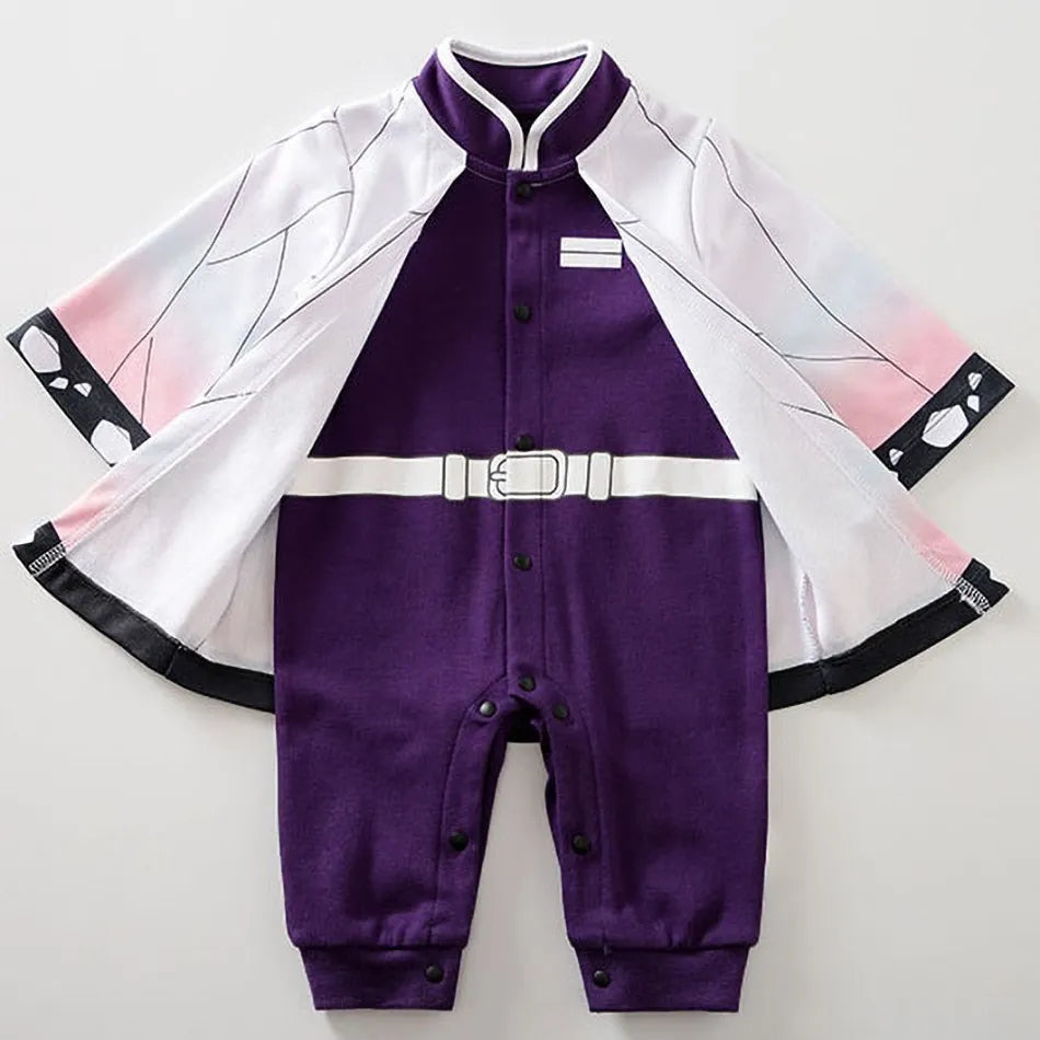Baby Sommer kurz ärmel ige Baumwolle Anime Overall Jungen Mädchen Rollenspiel Kostüme Baby Kurzarm Body suits Kinder Stram pler
