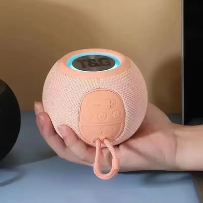 T&G TG337 Bluetooth Speaker Portable TWS Wireless Mini Bass Boombox LED Loudspeaker IPX7 Outdoor Music Player Support BT AUX FM.