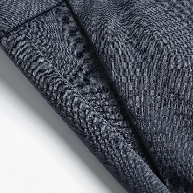 29-42 Men's Summer Pants Thin Straight Stretch Casual Pants with No Trace No Ironing Fabric Silky and Cool Feeling.