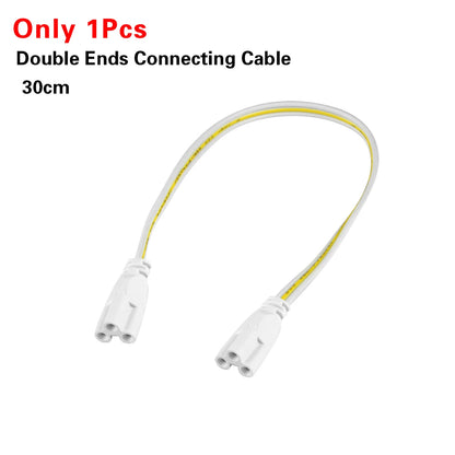 Energy Saving T5/T8 15W/25W LED Tube AC220V Fluorescent Tube Bulb for Shop Exhibition Halls Lighting,EU US Plug Connect Wire