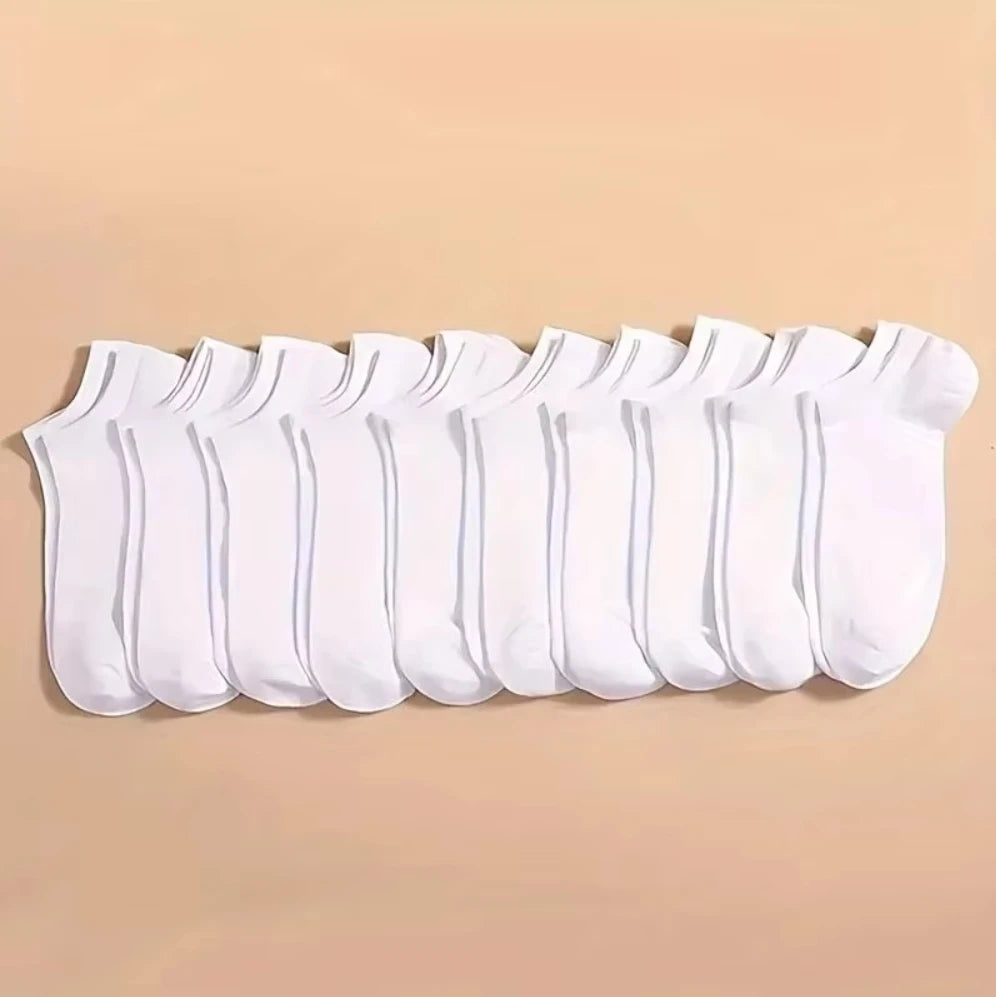 10/5/3MEN'S Mid-calf Socks Cotton Socks for All Seasons, Solid Colour and Versatile