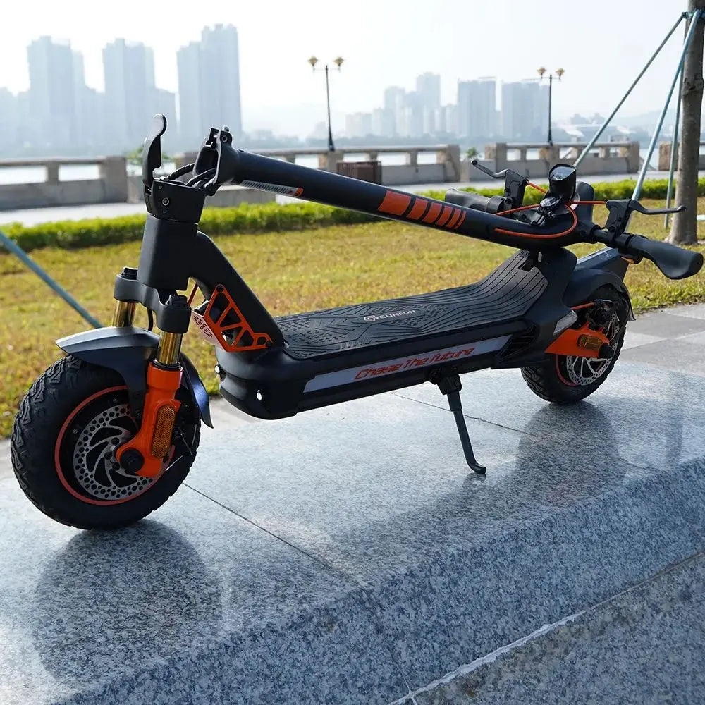 CUNFON RZ1000 Adult Electric Scooter 1200W*2 Motor 48V24AH Battery City EScooter 10.5 Inch Tire E-Scooter.