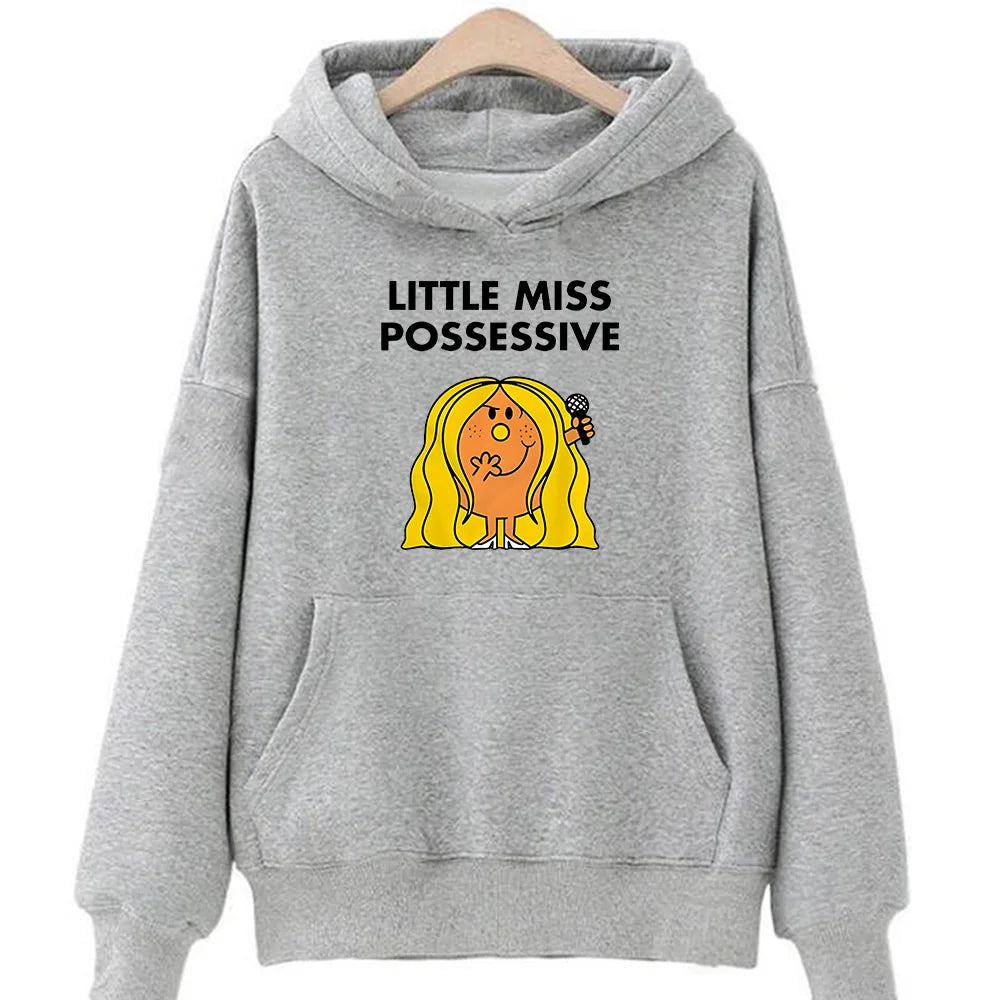 Tate McRae Little Miss™ Possessive Hoodies Tate Mcrae World Tour Hoody Merch Fan Gift Unisex Pullover Tops Streetwear Unisex Top.