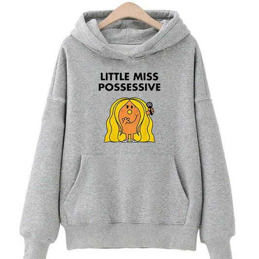 Tate McRae Little Miss™ Possessive Hoodies Tate Mcrae World Tour Hoody Merch Fan Gift Unisex Pullover Tops Streetwear Unisex Top.