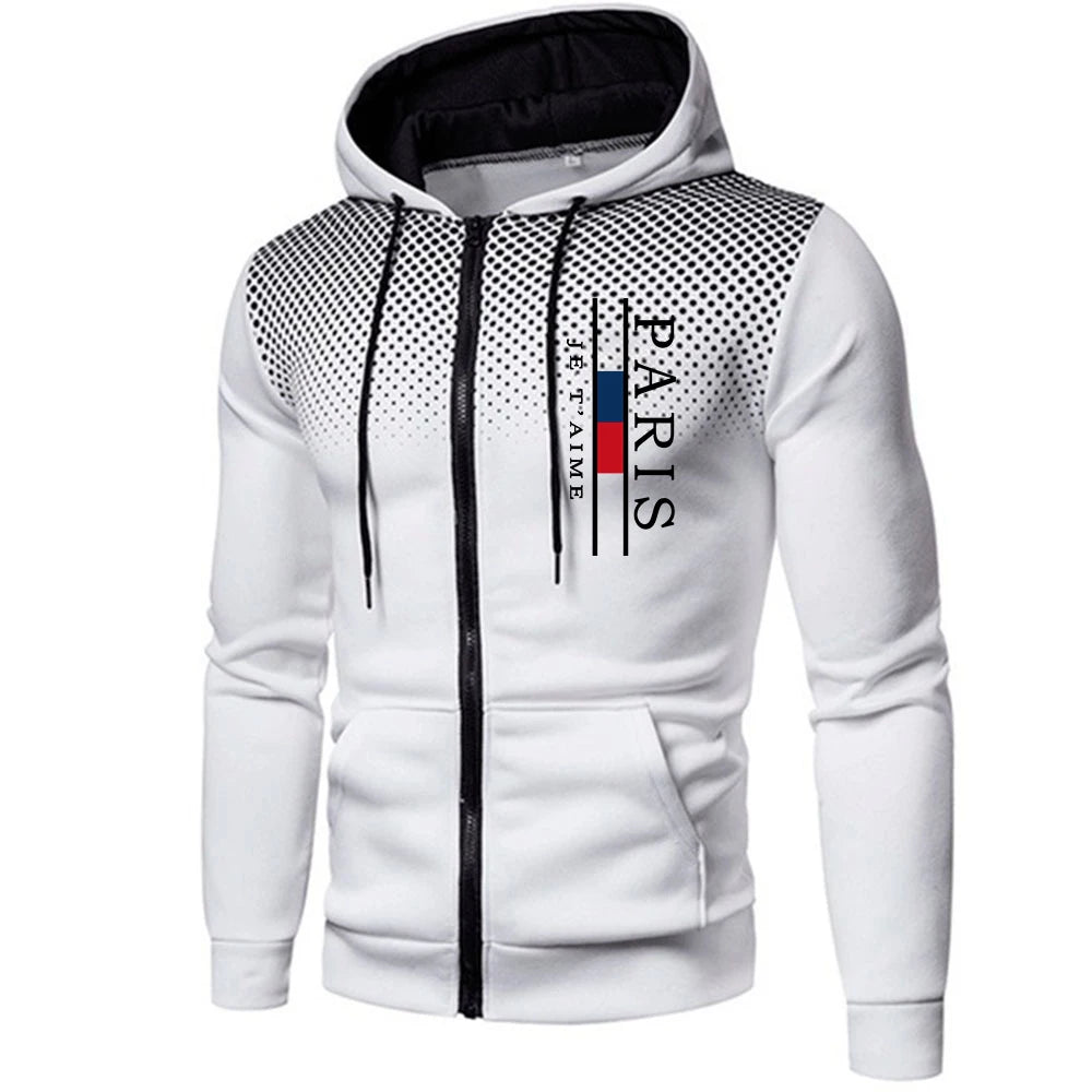 Hot Sales Men's Tracksuit Jogging Zip Up Hoodies Daily Quality Sweatshirts Men Long Sleeve Sports Coat Casual Sweatpants Fashion.