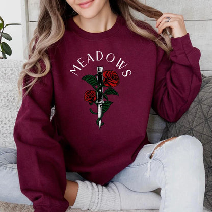 Zade Meadows Sweatshirt Run Little Mouse Hoodie Haunting Adeline Sweater Retro Dark Romance Jumper Unisex Book Lover Sweatshirts.