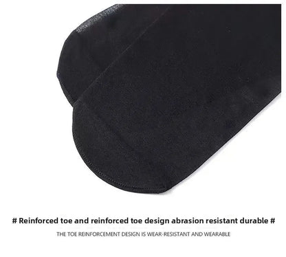 Thin Summer Black Silk Stockings Women's High Transparent Anti-Catch Wear-Resistant Polka Dot Design Comfortable Underwear.