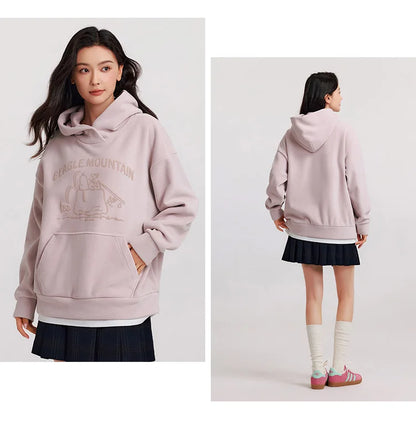 Semir Sweater Women Mid-Length Patterned 2024 New Oversize Warm Versatile Soft Winter Clothing.