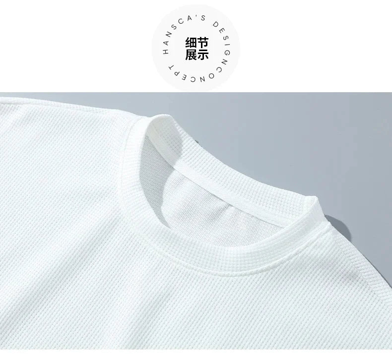 Summer 2025 Men's breathable fitness set, round-neck sports short-sleeved T-shirt + casual running shorts, 2-piece set, M-3XL.