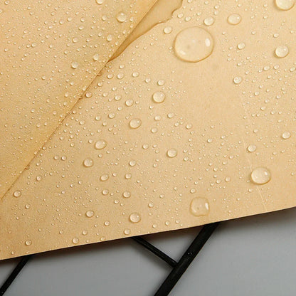 100pcs Triangular Open Top Kraft Paper Bag Donuts Sandwich Bags For Bakery Bread Food Packaging Bags 15x15cm.