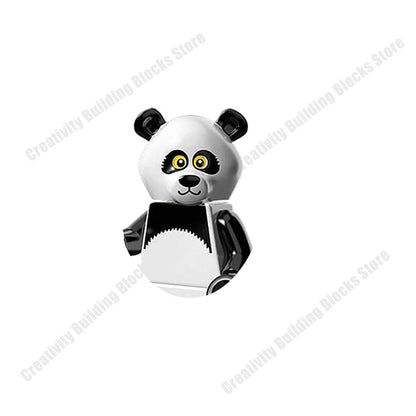 New Hot Series Gray Shark Boy Girls 3D Model DIY Building Bload Toys Classic Movie Children's Toys Gifts