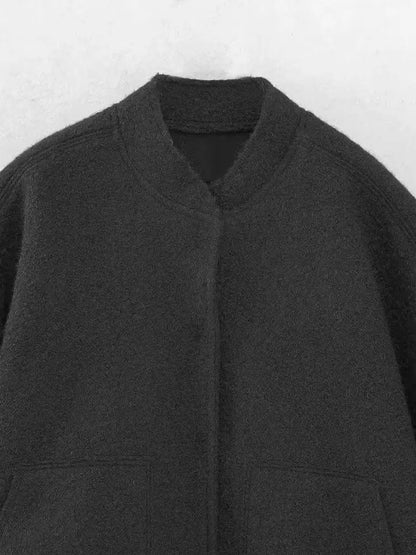 TRAFZR Damenjacken Frühling 2023, elegantes Fleece, Vintage, neue Oberbekleidung, Langarm, Harajuku, Y2k, Streetwear, Bomberjacken.