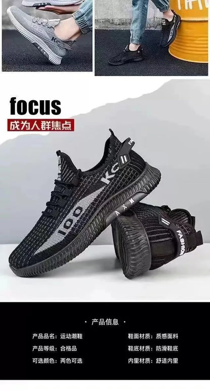 2025, weiche Sohlen, Frühling und Herbst, alte Stoffschuhe, atmungsaktive Mesh-Schuhe, rutschfeste, verschleißfeste, lässige Low-Top-Schuhe, Arbeitsschuhe