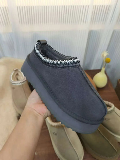 Snow boots for women - Women's wool leather boots - Winter warm fur boots - High-quality premium snow boots - 2025 model.