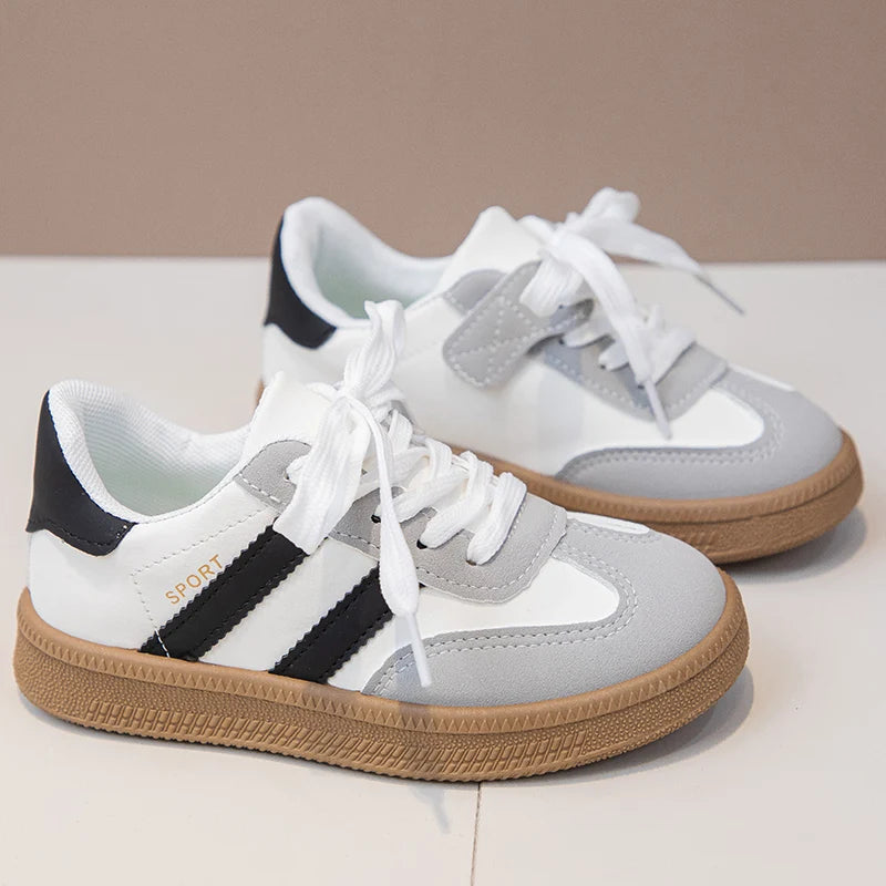 Children Tennis Shoes 2025 New Simple Kids Sneakers for Girls Patchwork Non-slip Boys Causal School Running Sneakers Non-slip.