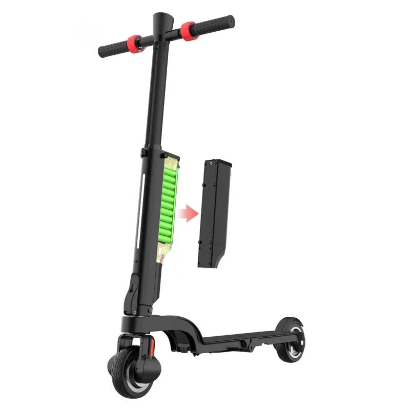 Alnsoor X6 City Electric Scooter 500W Motor 36V5AH Battery City Electric Scooter 5.5" Road Tire Electric Scooter.