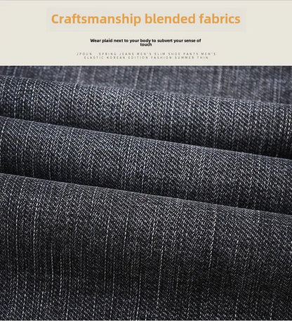 Lee Dex Jeans Herren Herbst/Winter Dicke, gerade Beine, lockere Passform, lässige Business-Hose, schlankmachend, glättet Ihre Silhouette-Hose.