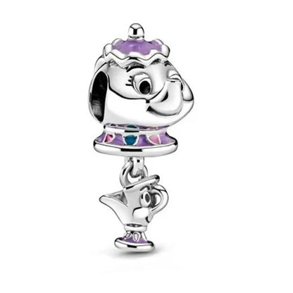 100% 925 sterling silver Disney 100th anniversary charm beads suitable for original DlY bracelet, women's fashion gift