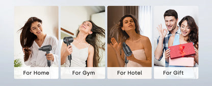 Hair Dryer High-Speed 120000 RPM 500 Million Ions Electric Low Noise, Constant Temperature And Quick Drying For Home Salons