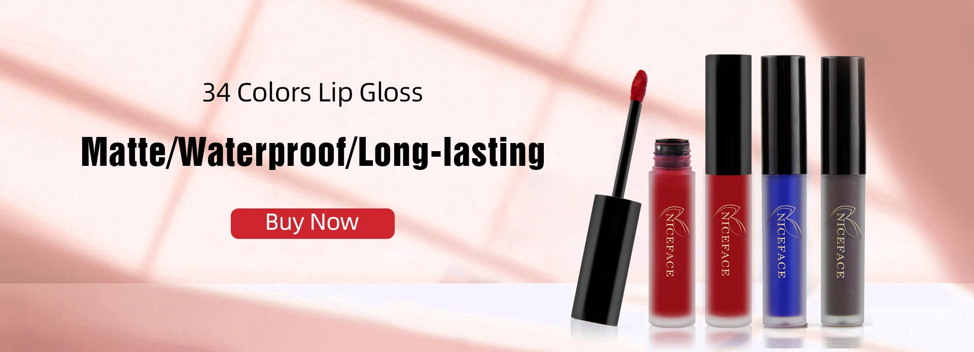 QIBEST Matte Liquid Lipstick Waterproof Long Lasting Lip Gloss Velvet Mate Nude Red Tint Tube Lipsticks Lipgloss Makeup Cosmetic.