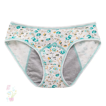 Women's Briefs Physiological GirlsPants Leak-proof Menstrual Underwear Cotton Ladies Breathable Cute Under Panties Underwear.