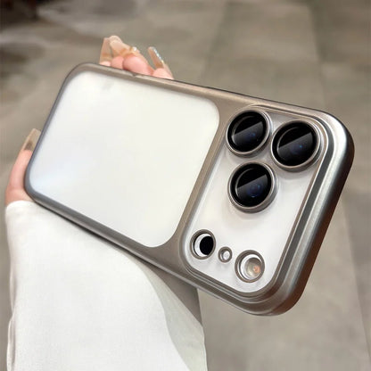 Plating Frosted Translucent Thin Phone Case For iPhone 17 Pro Max 17 Pro 17 Air 17 Series Official Cosmic Orange Bumper Cover.