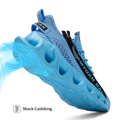 New Spring and Autumn Soft soled Running Men's Mesh Breathable Casual  Sports Shoes Men's Trendy Shoes Lightweight  Sneaker.