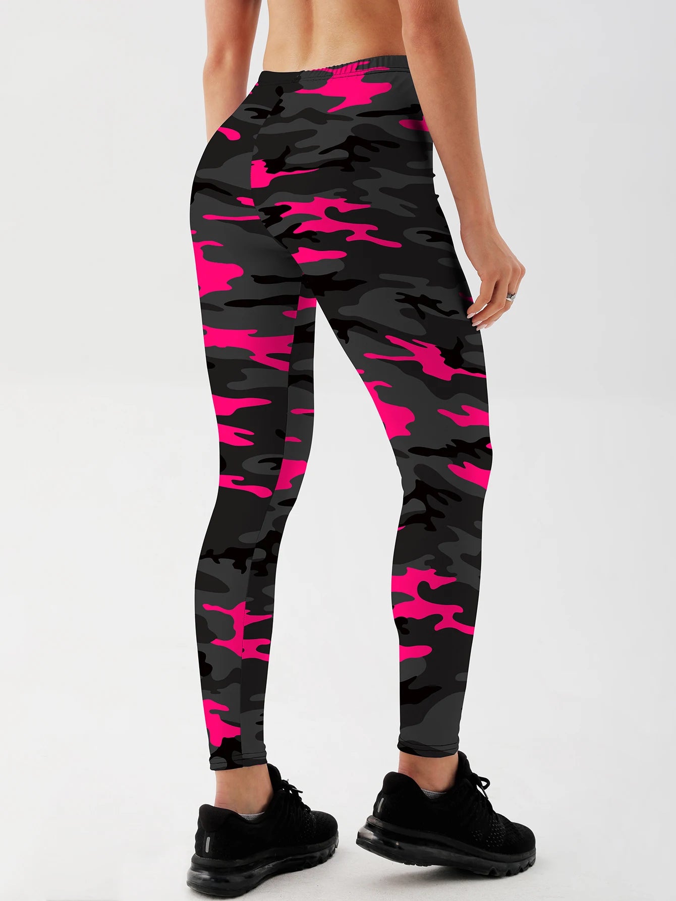 Fashion Women camouflage Leggings For Fitness High Waist Gym Legging Push Up Women navy Leggings.