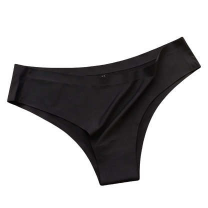 4PCS/Set Seamless Panties Women Sexy Underwear Ice Silk Underpants Low Waist G-string Female Soft Solid Ultra-thin Briefs.